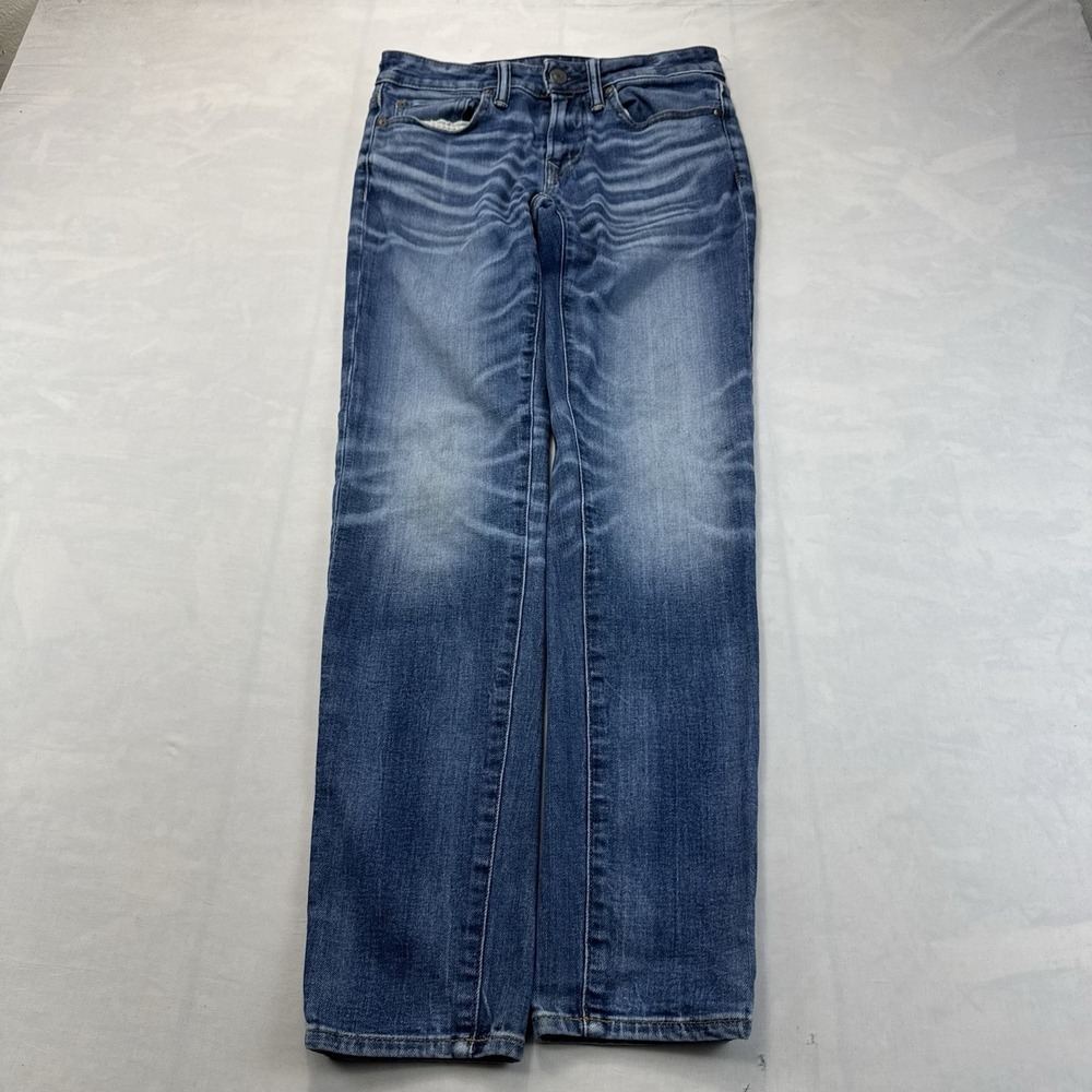 American Eagle AirFlex+ Jeans 28x32 Straight Leg Medium Wash Stretch Denim